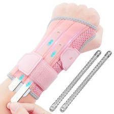 2 in 1 Carpal Tunnel Wrist Brace, 3 Adjustable Stability Wrist Support, Custo...