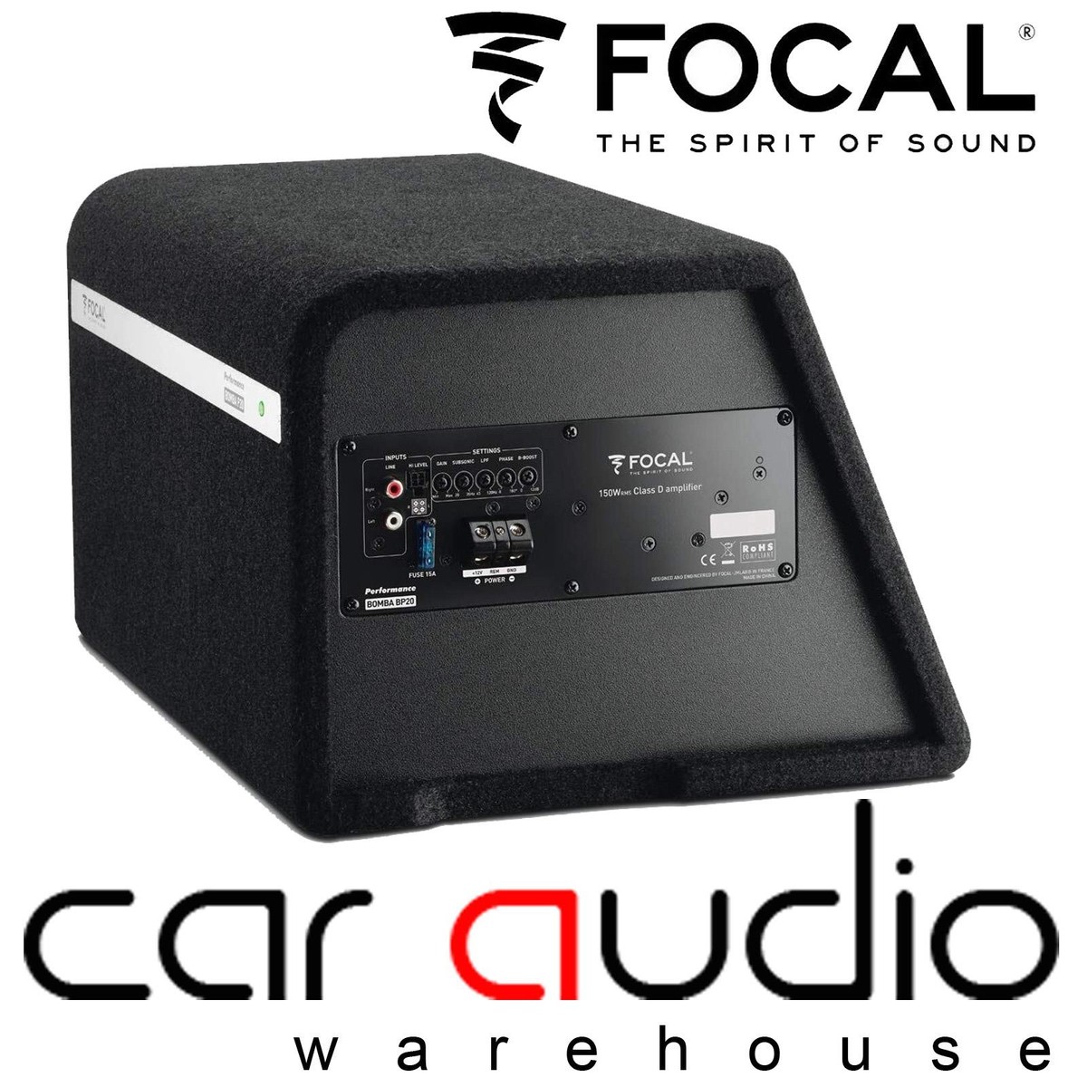 1*7様 希少 Focal BOMBA BP20 ウーファー 300Wフォーカル Focal BombA BP20 Active 8