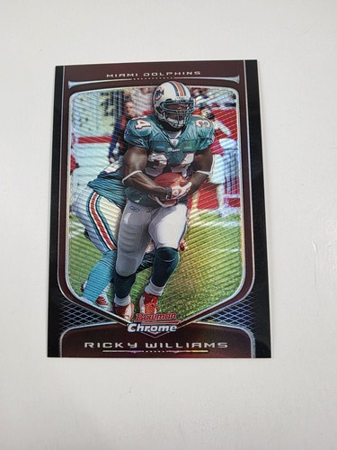 Ricky Williams [Refractor] #63 2009 Bowman Chrome card