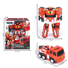 RESCUE TOBOT R Transforming Convert Car to Robot Action Figure Toy Boy Gift