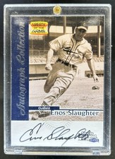 1999 Sports Illustrated Greats of the Game Enos Slaughter Auto Cardinals