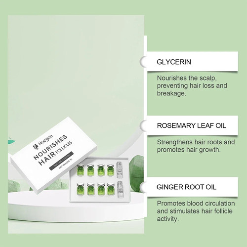 Hair Essential Care Serum Strengthen Roots Reducing Loss Prevent Baldness Nouris - Picture 5 of 7