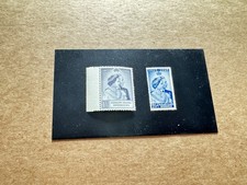 Ensemble omnibus Falkland 1948 KGVI mariage argent grande valeur #SGG19-20 +MNH OG.