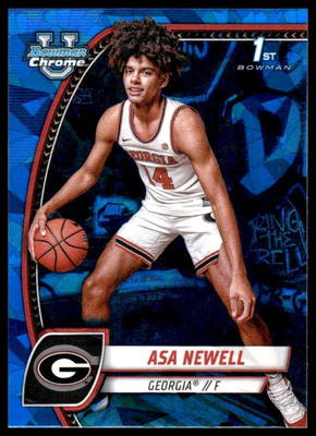 2024-25 Bowman University Chrome Sapphire Edition Asa Newell #8