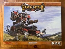 Heavy Steam Strategy Steampunk game Greenbrier Games with both expansions