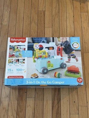 Fisher-Price Laugh & Learn 3-in-1 On-the-Go Camper Infant Walker