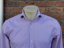 M. J. Bale Mens Samurai Cotton Business Shirt Sz: 37/S