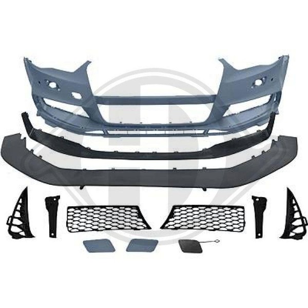 StoßFäNger Diederichs 1033650 Hd Tuning FüR Vorne FüR Fahrzeuge Mit Einparkhilfe-image