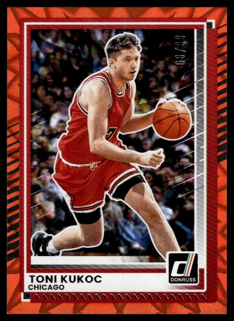 2025-26 Donruss  Orange Explosion Toni Kukoc 08/99 Chicago Bulls #167
