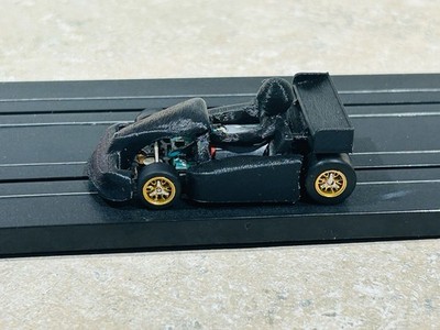SCS Hobbies 3D AFX Mega G + 1.5 Go Kart Super Kart Ho Slot Car Body Black