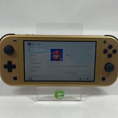 Nintendo Switch Lite Handheld Game Console Only HDH-001 Hyrule Gold Edition