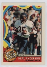 1989 Topps 1000 Yard Club Neal Anderson #14 17t2