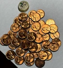 1955 D LINCOLN WHEAT CENT PENNY ROLL  BU UNCIRCULATED 50 COINS