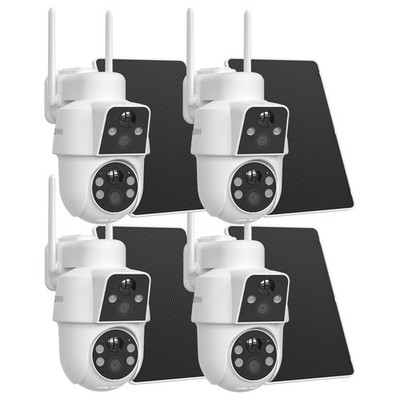 ANRAN Solar Wireless WiFi Home Security Camera System Battery Powered Outdoor IR