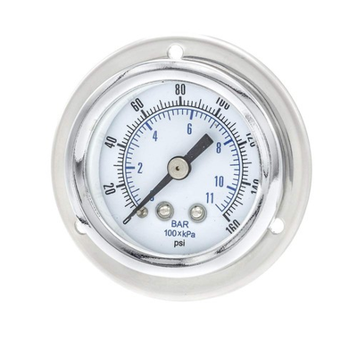 #ad #ad Dry Pressure Gauge 104D158F Front Flanged Panel Mount 0 160 PSI 1.5 Inch Dial $36.50
