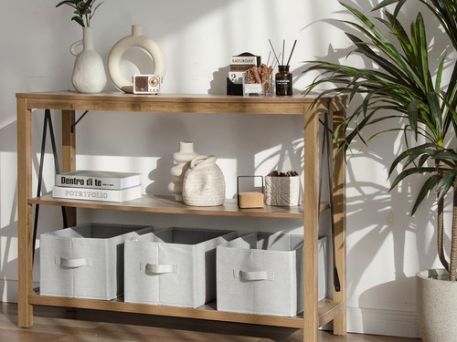 SroageWorks Storage Baskets for Shelves, Foldable Fabric Closet Storage Bins ... - Picture 4 of 7