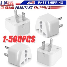 500 European EU To US American Adapter Plug Converter Euro Asia to USA wholesale