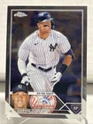 AARON JUDGE 2023 TOPPS CHROME BASE BASEBALL CARD #62! NY YANKEES MVP