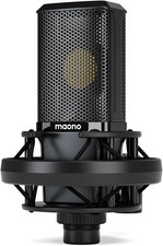 MAONO PM500 XLR Condenser Microphone, 34mm Large Diaphragm for Studio Vocal...