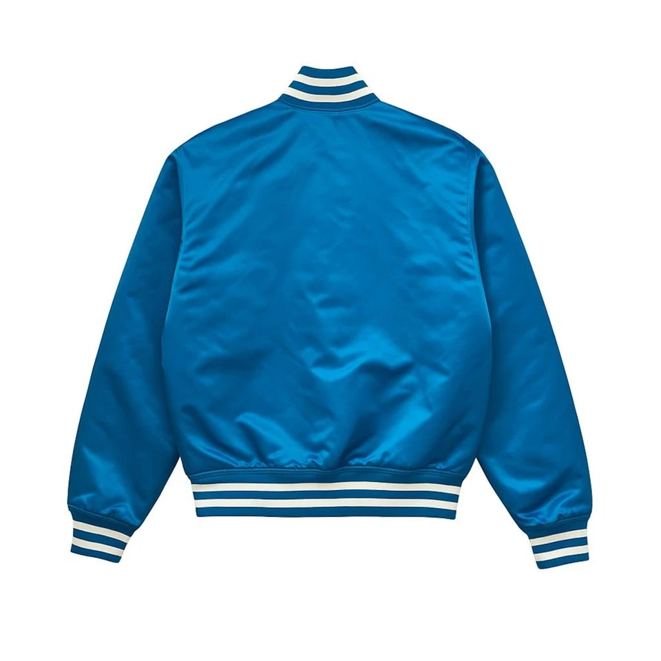 Vintage 90s Charlotte Hornets Satin Bomber Jacket – Retro NBA Varsity Style - Image 2 of 4