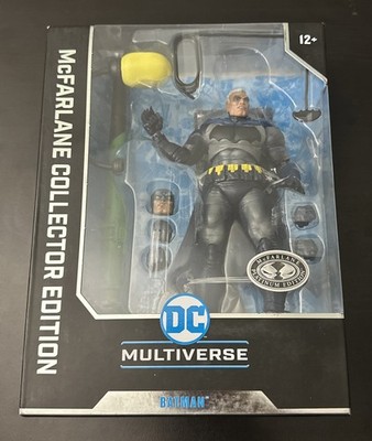 McFarlane DC Multiverse Batman Battle Damage Blue, Platinum Edition Figure