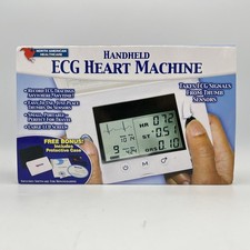 Portable Handheld ECG Machine Heart Monitor Health Tracking NIB