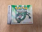 Pokemon Emerald Instruction Manual Only Game Boy Advance GBA Very Good