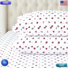 Elegant Comfort Ultra Soft 4-Piece 100 Turkish Cotton Flannel Sheet Set