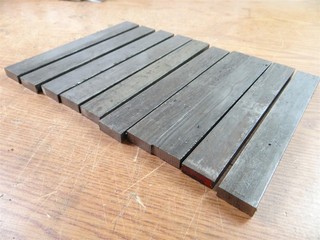 10 PIECES OF 4140 STEEL STOCK 1/2" X 1 1/4" X 10" 19LBS #301