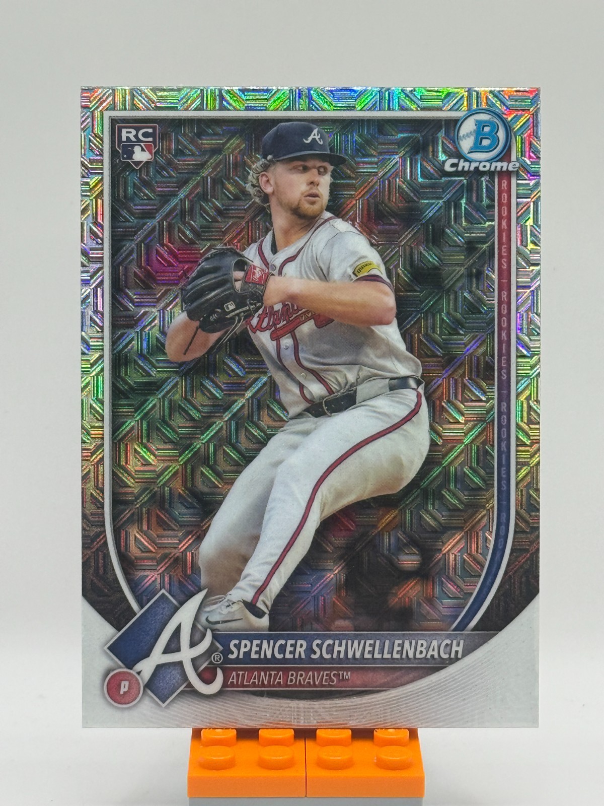 2025 Bowman Chrome - Spencer Schwellenbach #78 Mojo Refractor (RC)