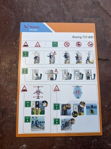 Thomson Airways B 737-800 Issue 01 Safety Card