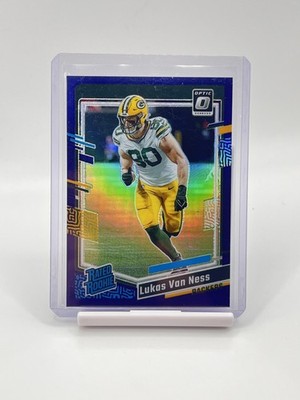 2023 Donruss Optic #240 Lukas Van Ness Purple #/50