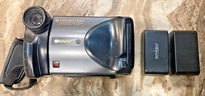 動作品　SHARP Video8ビデオカメラ　VIEWCAM VL-HL430 Sharp Video Camera Camcorder VL-E36 8mm Viewcam 8 Liquid Crystal