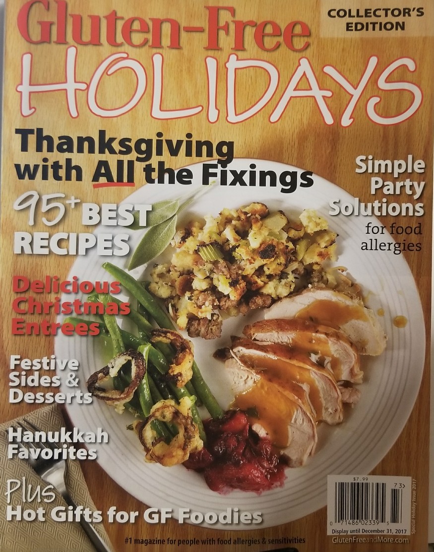 Gluten Free Dec 2017 Collector's Edition 95+ Best Recipes FREE SHIPPING mc