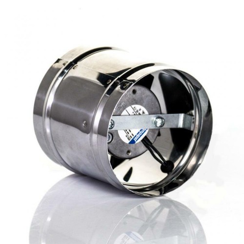 High Temperature Inline Extractor Fan 100mm Chimney Flue Liner