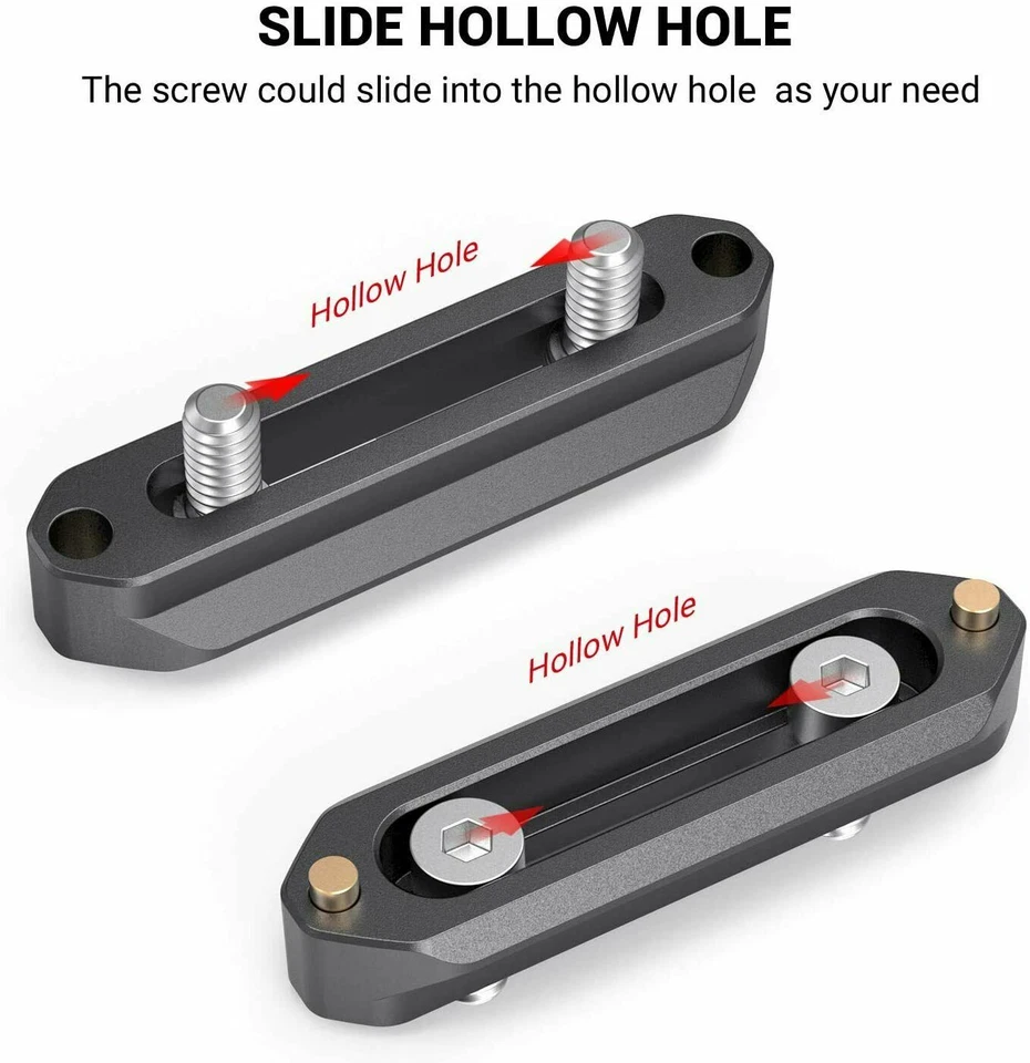 Smallrig Quick Release Safety Nato Rail 7cm Long with Spring Loaded Pins 1195B - Image 4 of 4