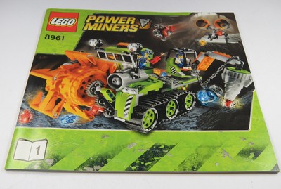 LEGO  Bauanleitung Instruction Nr. 8961 Power Miners  Crystal Sweeper Heft 1