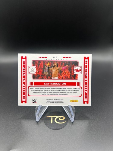 2024 Panini PhotoGenic WWE Kofi Kingston Diamond Step by Step - #3 SP /75 G403 - Bild 2 von 2