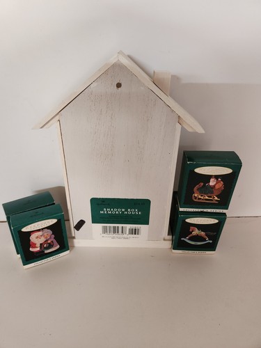 Caja de sombras vintage Hallmark Memory House/5 miniaturas - Imagen 4 de 5