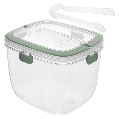 1 Set Of Party Clear Bucket Ice Bucket For Cocktail Bar Ice Bucket With Lid - Picture 3 of 12
