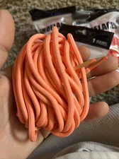 Meerkat light stretchy Snowboard Boot Laces 99” Snowboarding Round / Salmon