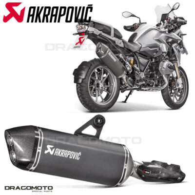 BMW R 1200 GS 2017-2018 Exhaust AKRAPOVIC Titanium Black S-B12SO16
