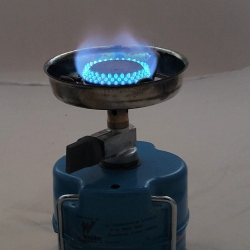 Vintage Wonder Camping Gaz Globe Trotter Backpacking Hiking Portable Gas Stove