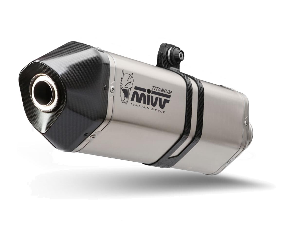 2 Exhaust Mufflers Mivv SPEED EDGE Titanium SUZUKI GSX-R 1300