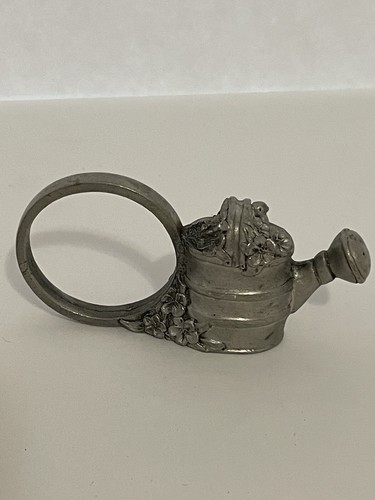 Candle Sniffer Pewter Watering Can 1997 Candle Extinguisher Trinket Fire Vintage - Picture 2 of 4