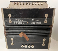 Ancien jeu de dragspel Viking Stradella Virtuos - Accordéon bouton ancien - J...