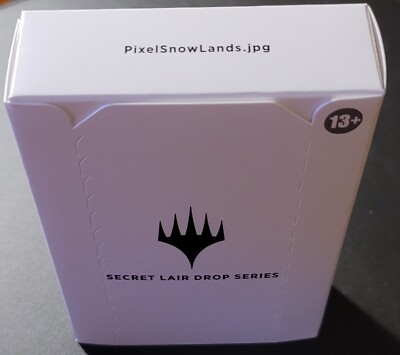 MTG Secret Lair PixelSnowLands.jpg Non-Foil Edition SEALED MTG Secret Lair PixelSnowLands.jpg Non-Foil Edition SEALED