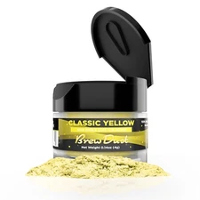 Classic Yellow Brew Dust 4g Metallic Shimmer for Garnishes & Drinks 100% Edible