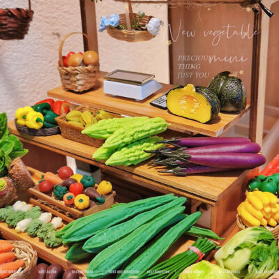 1/6 Scale Dollhouse Miniatures Food Vegetable Pumpkin Market Accesssories  Lot