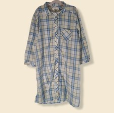 Fulling Check Button Down 3/4 Sleeved Chic Shirt Dress Size Medium